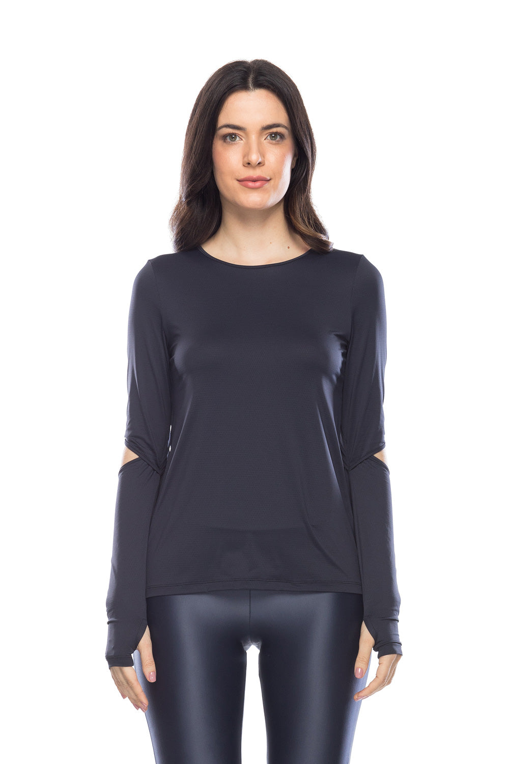 Jenna - Long Sleeve Cutout Shirt