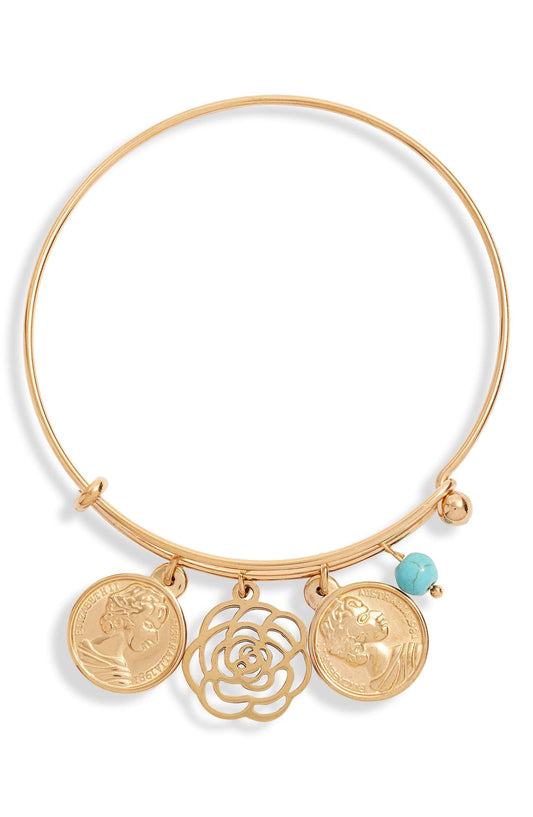 Poppy - Multi Charm Bangle