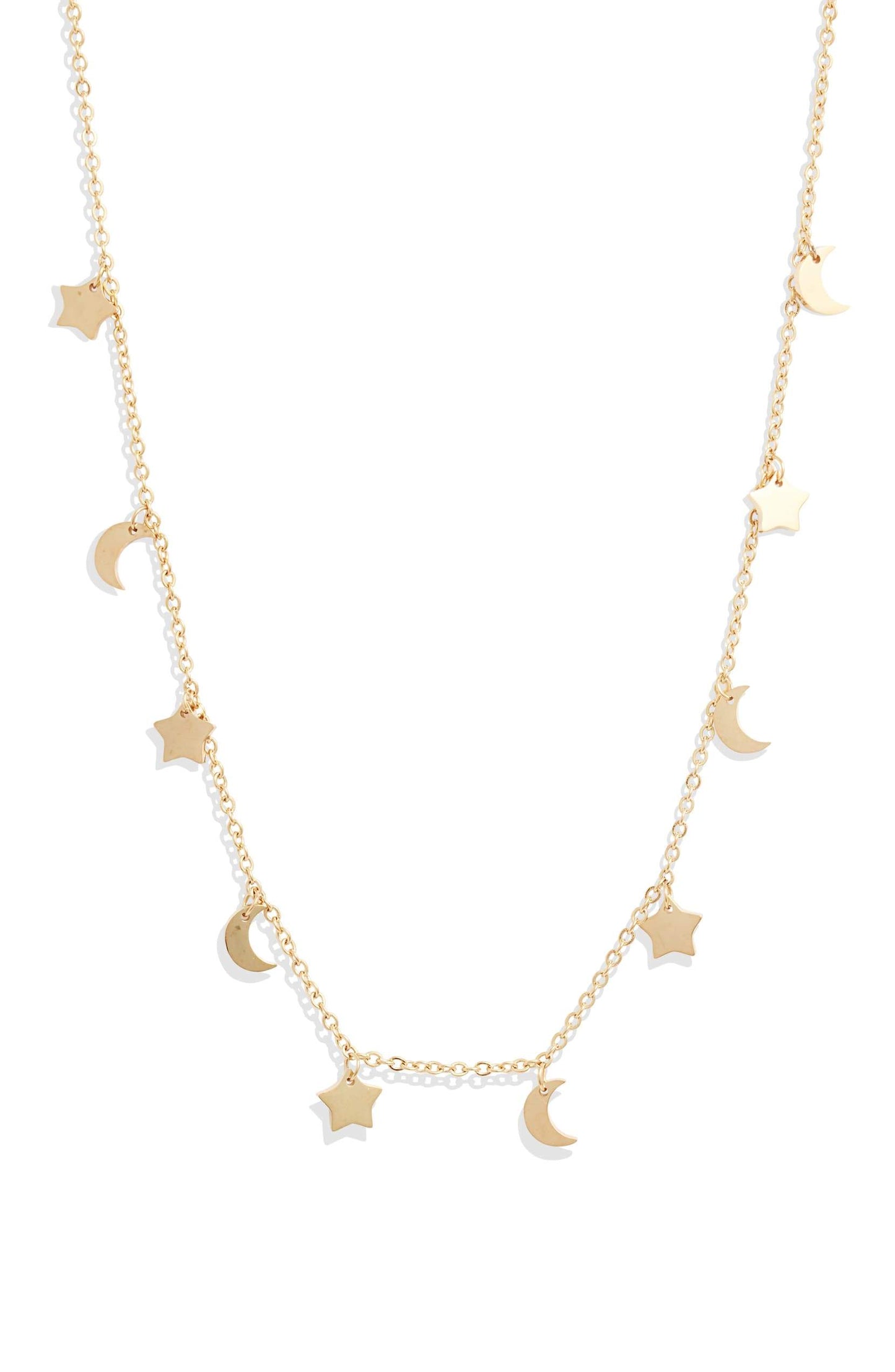 Peppa - Sun Moon Stars Charm Necklace