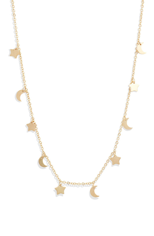 Peppa - Sun Moon Stars Charm Necklace