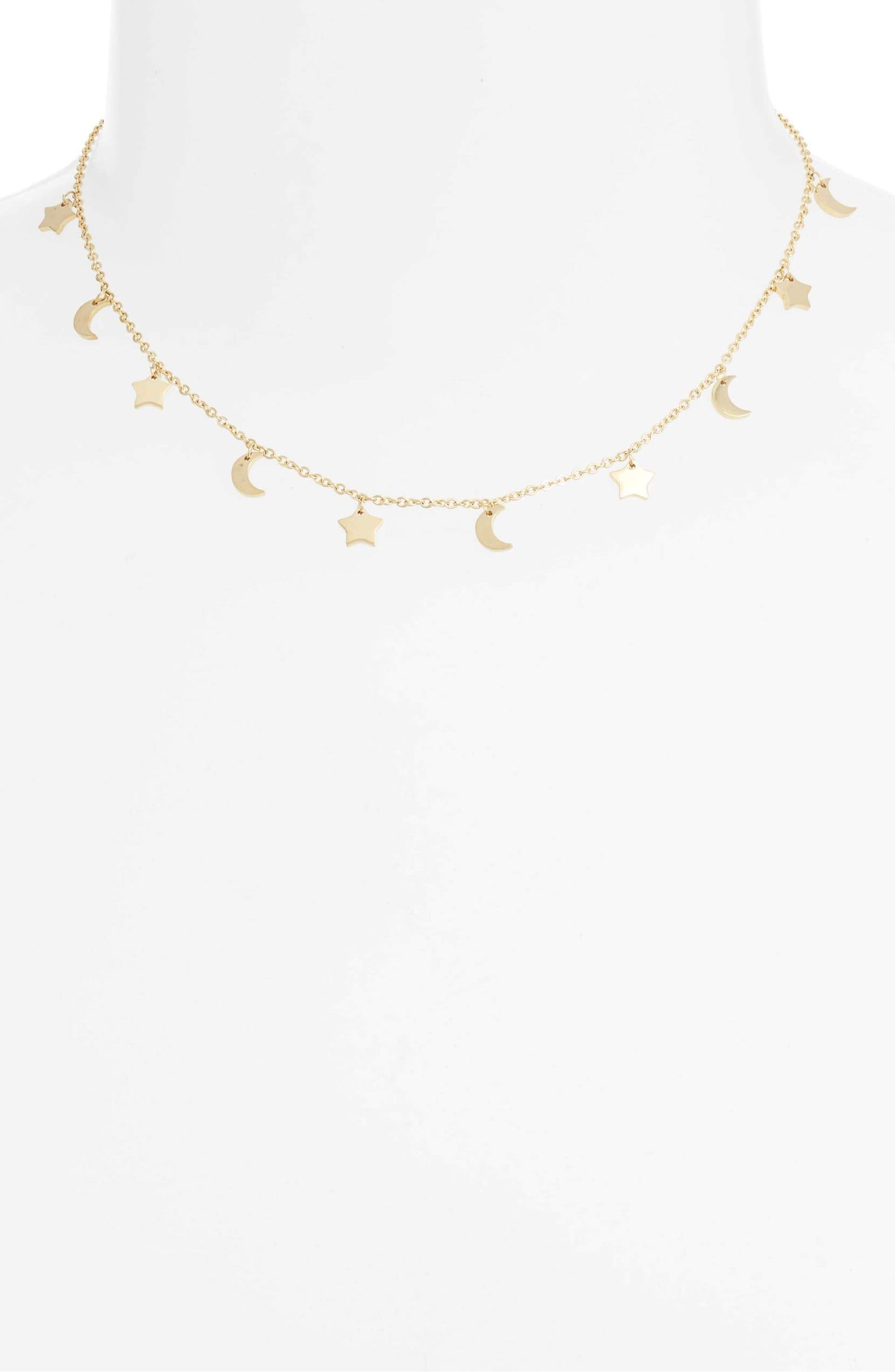 Peppa - Sun Moon Stars Charm Necklace