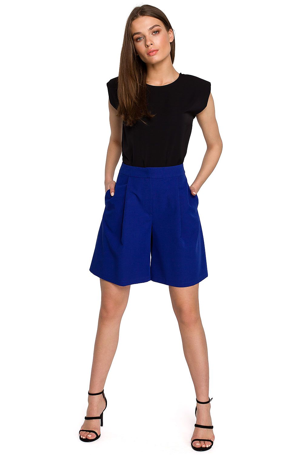 Kelly - Pleated Long Shorts