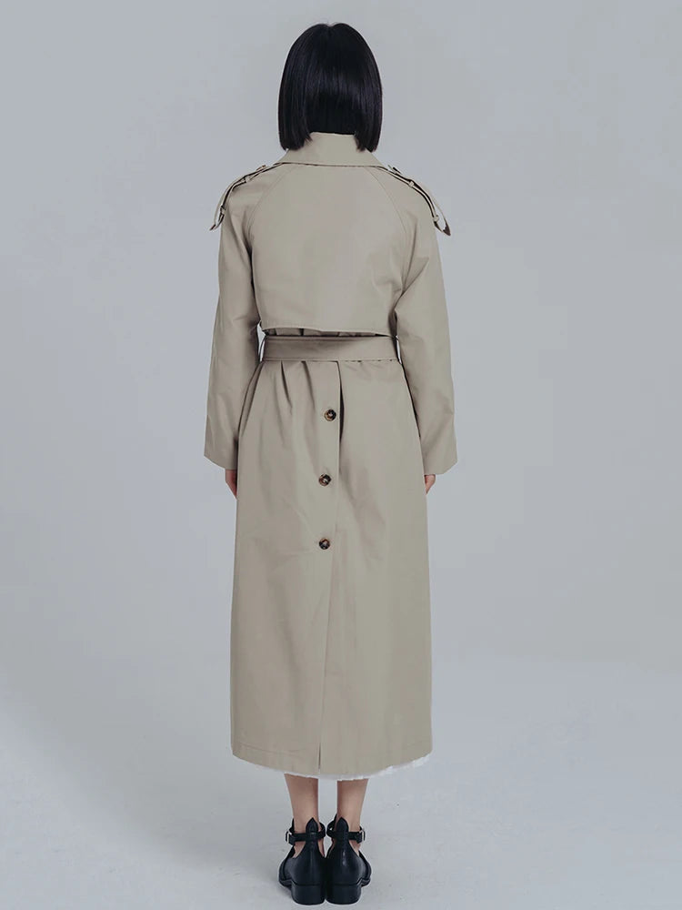 Maryanne - Pleated Trench Coat